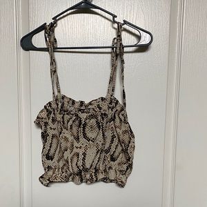Snake Print Top